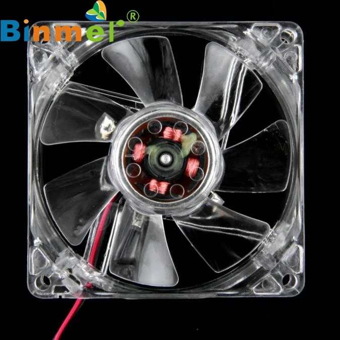 ECOSIN Blue Quad 4 Светодиодный светильник Neon Clear 80 мм PC чехол для компьютера охлаждающий
