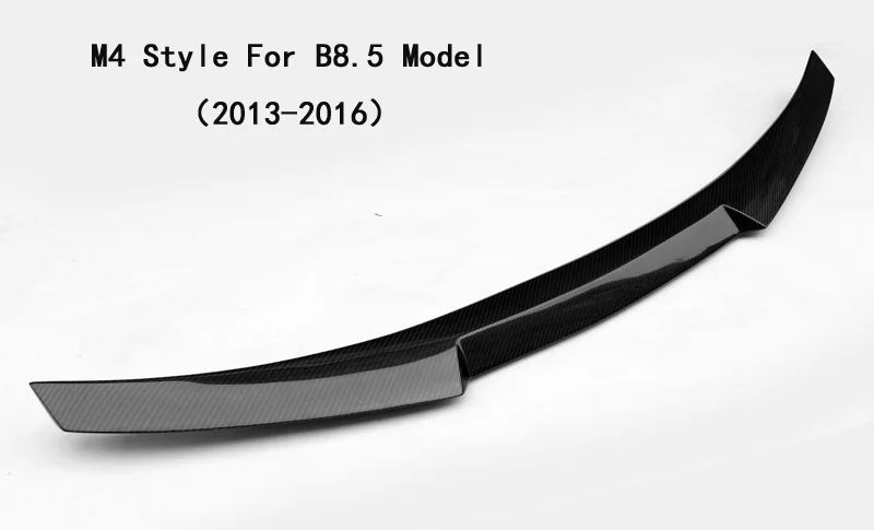 M 4 стильный спойлер для багажника из углеродного волокна подходит Audi A4L B8 B8.5