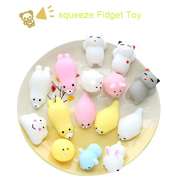 Снимающий стресс тревоги игрушка 3D милый мягкий силиконовый чехол с рисунком из