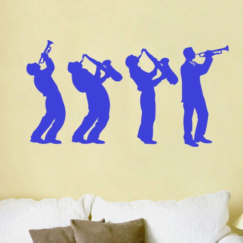 Музыкальные настенные стикеры музыкальная группа художественный дизайн для