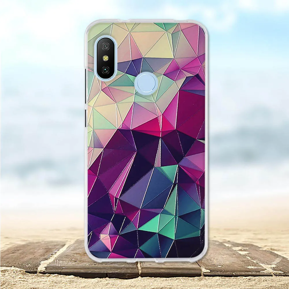 Чехол для Xiaomi Mi A2 Lite Ультратонкий Мягкий силиконовый чехол из ТПУ Redmi 6 Pro с