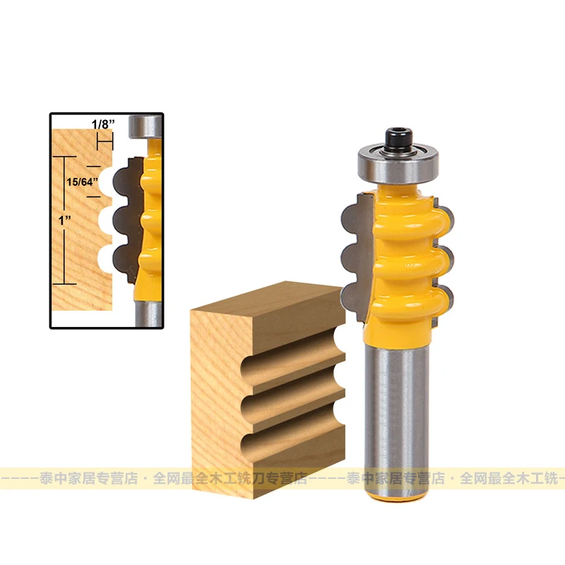 Тройные полукруглые фрезы для деревообработки фреза Arden 1/2*7/8-22 2 мм хвостовик A0905158