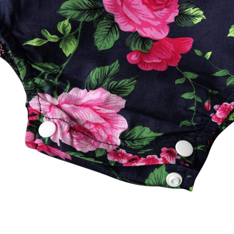 2 шт. Детский комбинезон с длинным рукавом и цветочным принтом|newborn infant|baby girls