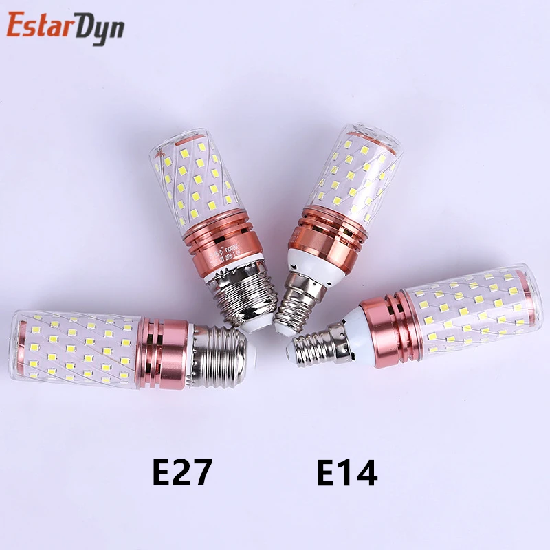 Светодиодная лампа E27 светодиодная лампочка E14 SMD2835 220 В кукуруза 40 60 84