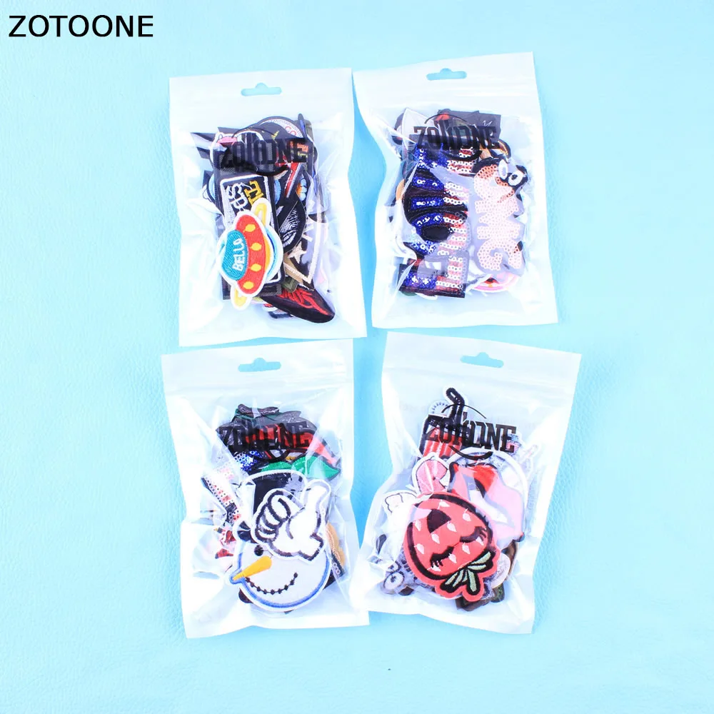 ZOTOONE 30 шт./лот случайный Железный патч для одежды аппликация наклейка Модные