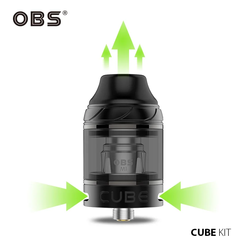 Оригинальный OBS CubeKit с сетчатым баком 3000 мАч 80 Вт Макс выход и 2 мл/4 мл CubeTank 0.2ohm
