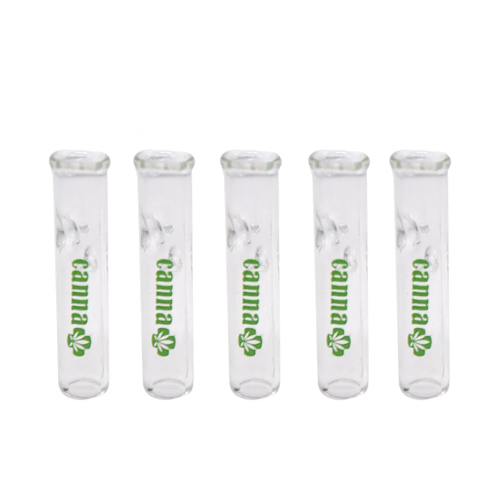 5PCS Cone Smoking Mouth-tips Glass Reusable Filter Tips Mouth-tips Glass Cone Artist Mouth Tips