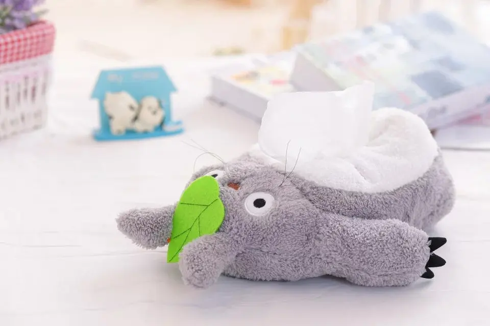 Новинка, 1 шт., красивая мультяшная мягкая игрушка totoro stitch michey marie cat, Дональд Дак, Дамбо, Тканевая обложка, бумажные полотенца, Обложка, подарок