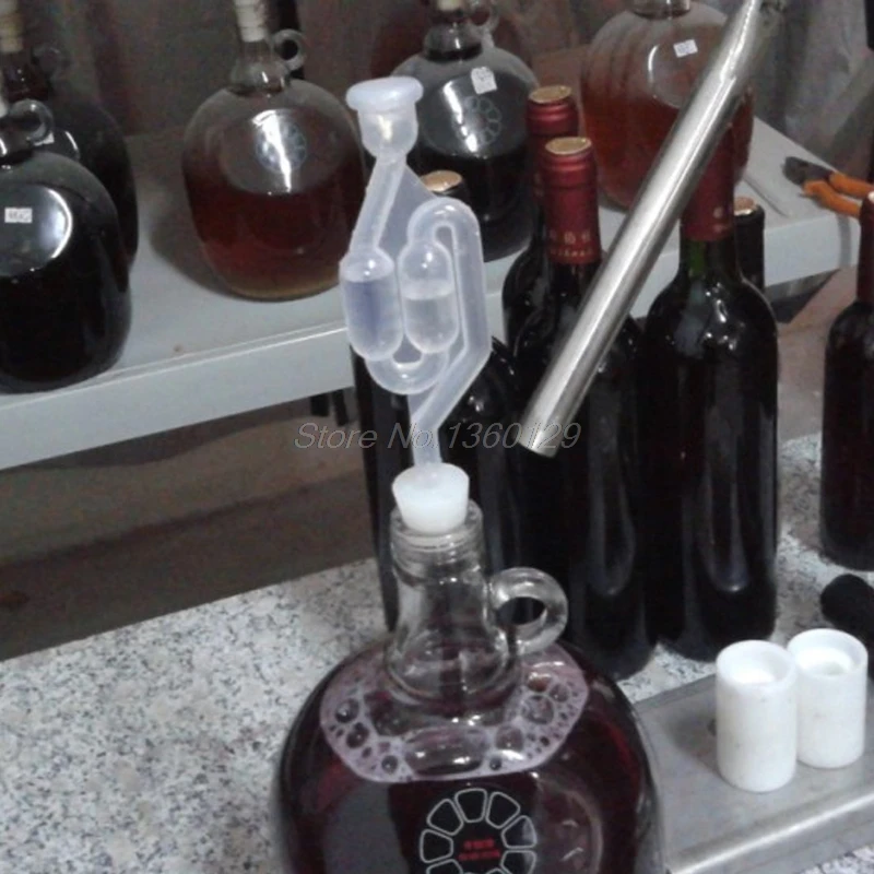 Homebrew воздушный замок Bubble Grommet односторонний выпускной клапан уплотнения воды