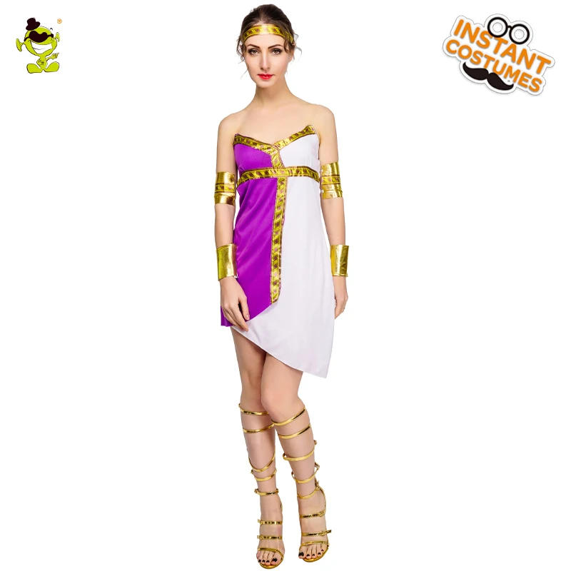 

Women Egypt Goodness Costume Elegant Egyptian Cleopatra Dresses Party Fancy Dress Up for Adult Female