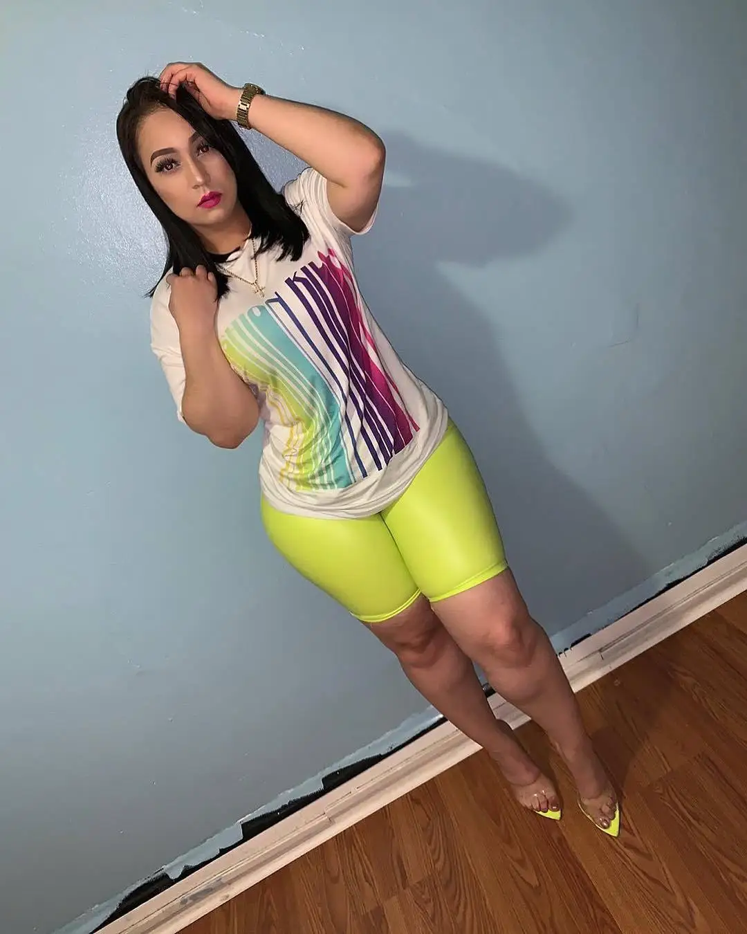 Модные женские туфли комплект из 2 предметов в повседневном стиле футболки с