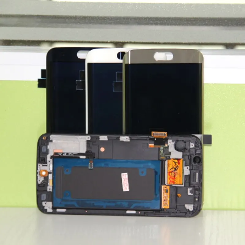 Для SAMSUNG S6 Edge LCD для Samsung Galaxy G925 G925F SM дисплей сенсорный экран дигитайзер сборка с