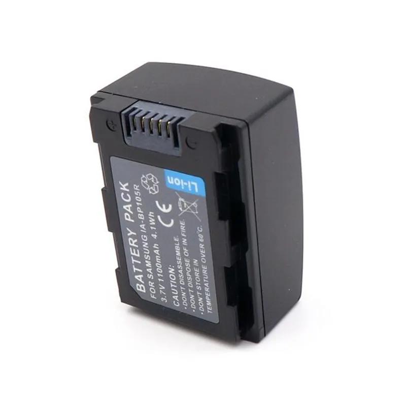 Аккумулятор 1100 мА · ч для Samsung 100% BP105R IA-BP105R F501 F530 SMX-F500 F910 F920 H320 HMX-F900 | Электроника