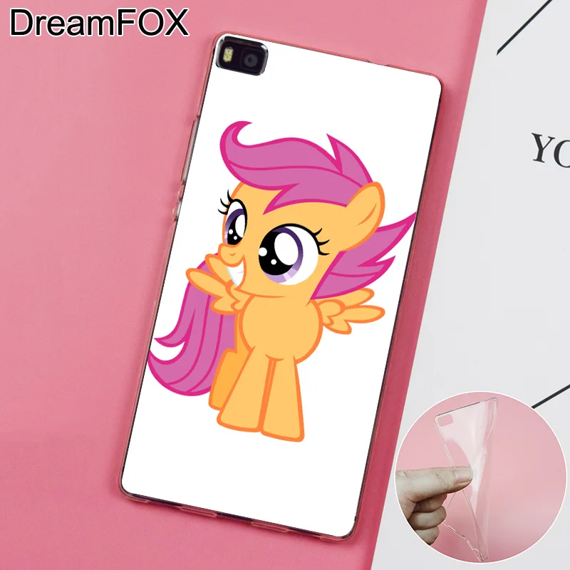 DREAMFOX K164 Rainbow dash Soft TPU Silicone Case Cover For Huawei P8 P9 P10 Lite Plus 2017 Honor 8 Pro 9 6X |