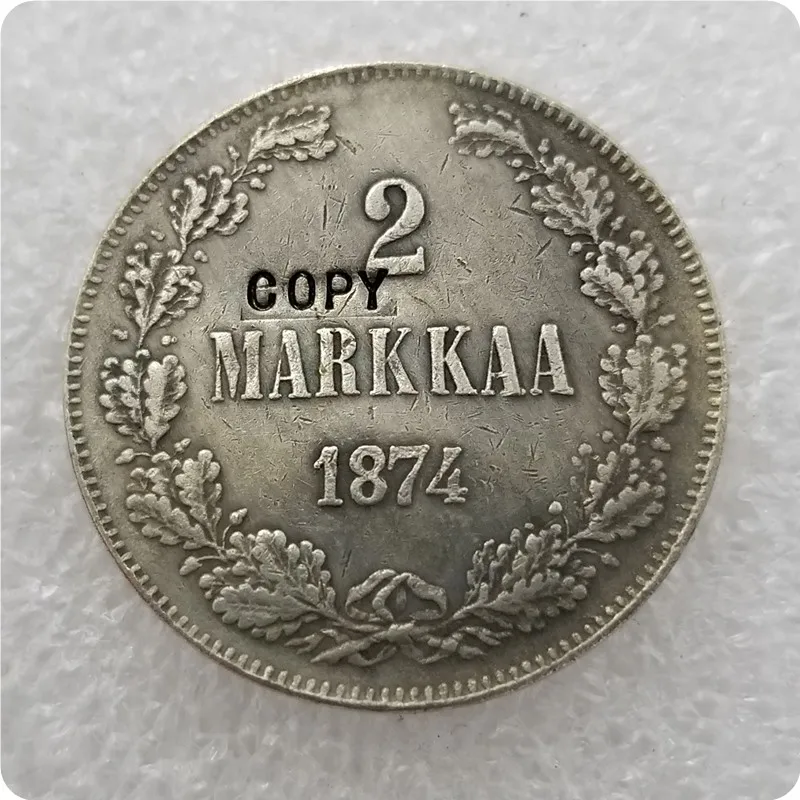 1865S 1874S Finland 2 markkaa копия монеты|Безвалютные монеты| |
