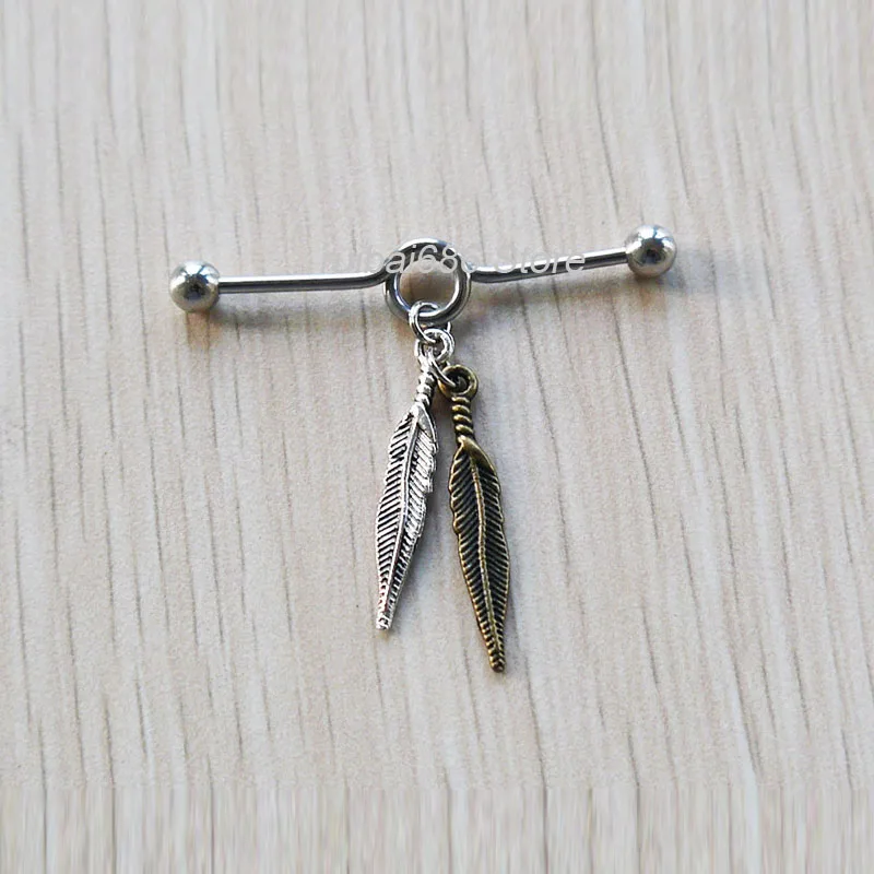 2 шт лист промышленный штанга строительные леса пирсинг модные ювелирные изделия