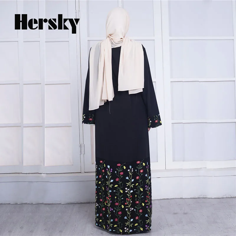 Модное платье dubai abaya Турция мусульманская Для женщин кружевная одежда с