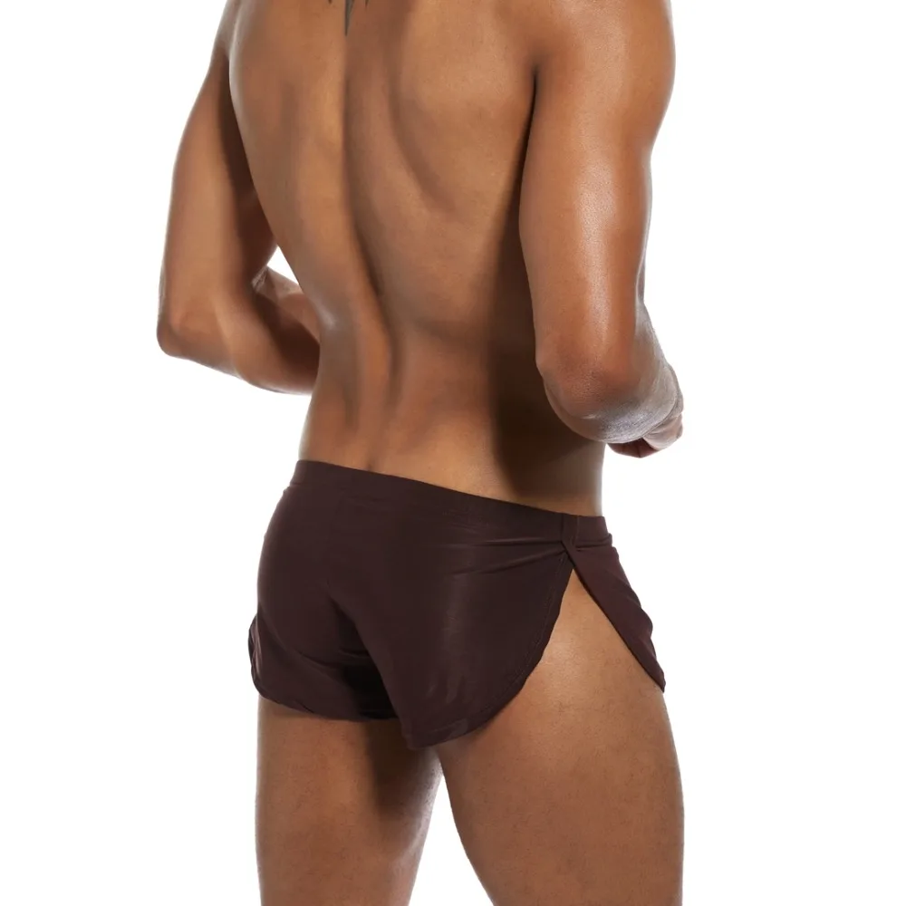 JOCKMAIL, Фирменное Сексуальное мужское нижнее белье, боксерские шорты для геев, с мешочком для пениса, мужские трусы, дышащие боксеры, домашняя одежда, шорты, Гей Нижнее белье