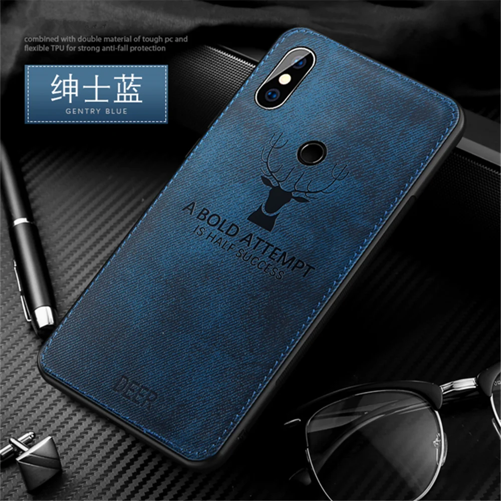 ТПУ чехол PDGB для Xiaomi Mi 6 8 A1 A2 Lite 5X 6X Max 2 Mix 2s Note 3 Redmi 6A Pro 7 тканевый с рисунком в виде
