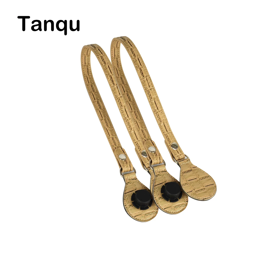 Tanqu 2018 новая длинная плоская Лоскутная ручка со съемным переплетенным узором на