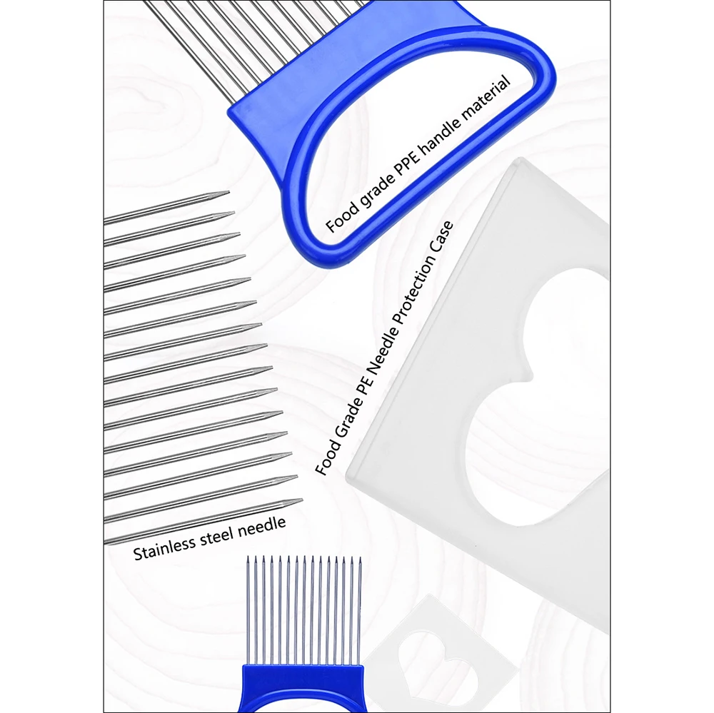 Нержавеющая сталь иглы фруктов и овощей ломтик Fixer Вырезать растительное