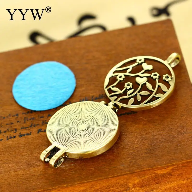 Шарм в античном стиле духи ожерелье медальон с ароматом кулон маслом для женщин