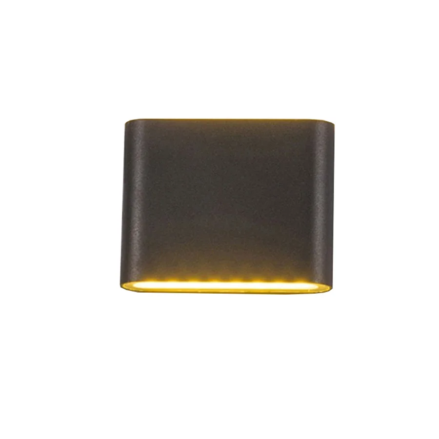 6W Black Body Thrisdar 6 Вт 12 Вт вверх вниз открытый сад крыльцо настенный светильник IP65 коридор крыльцо балкон лестница настенный светильник вилла передняя дверь настенный светильник - Испускаемый цвет: 6W Black Body
