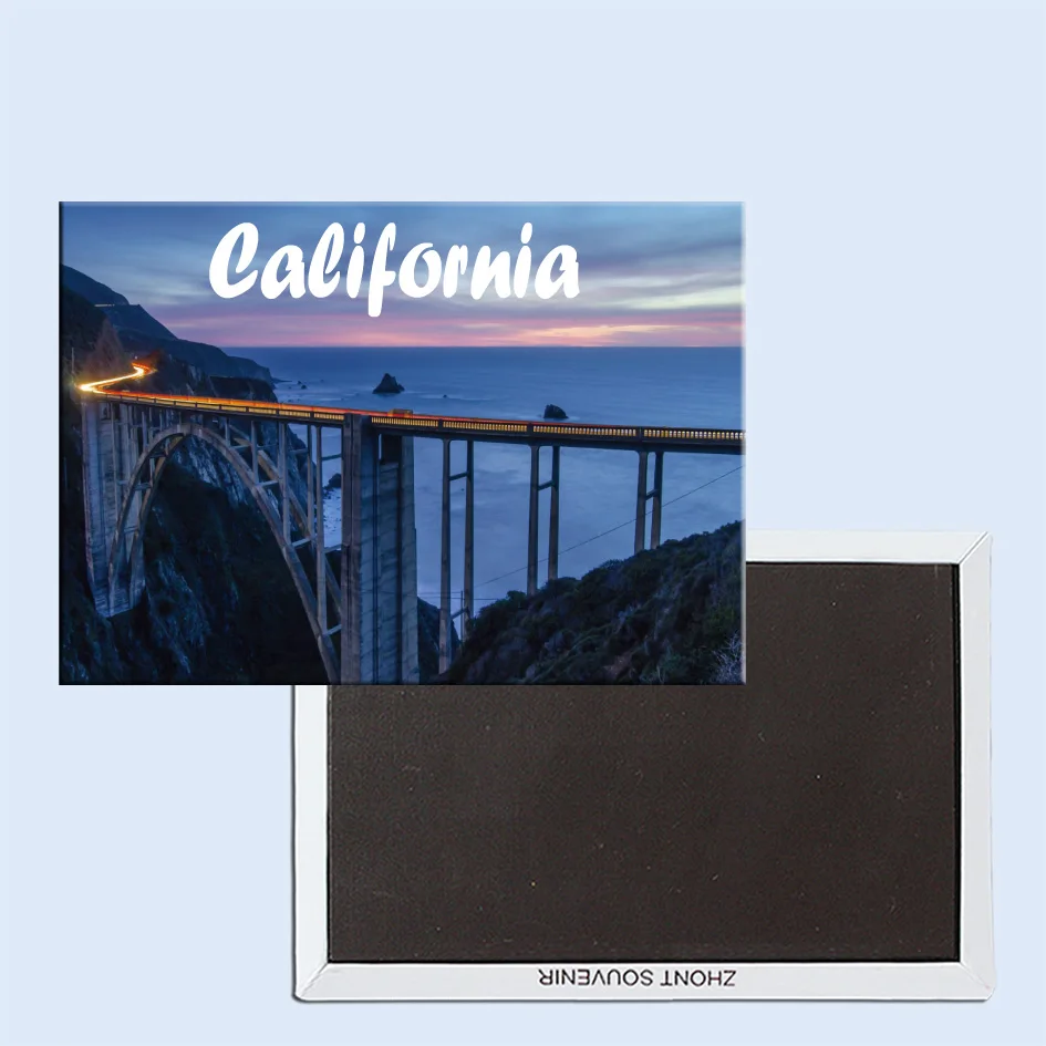 Магнитные Сувениры Bixby Bridge в Big Sur California США 24250 | Дом и сад