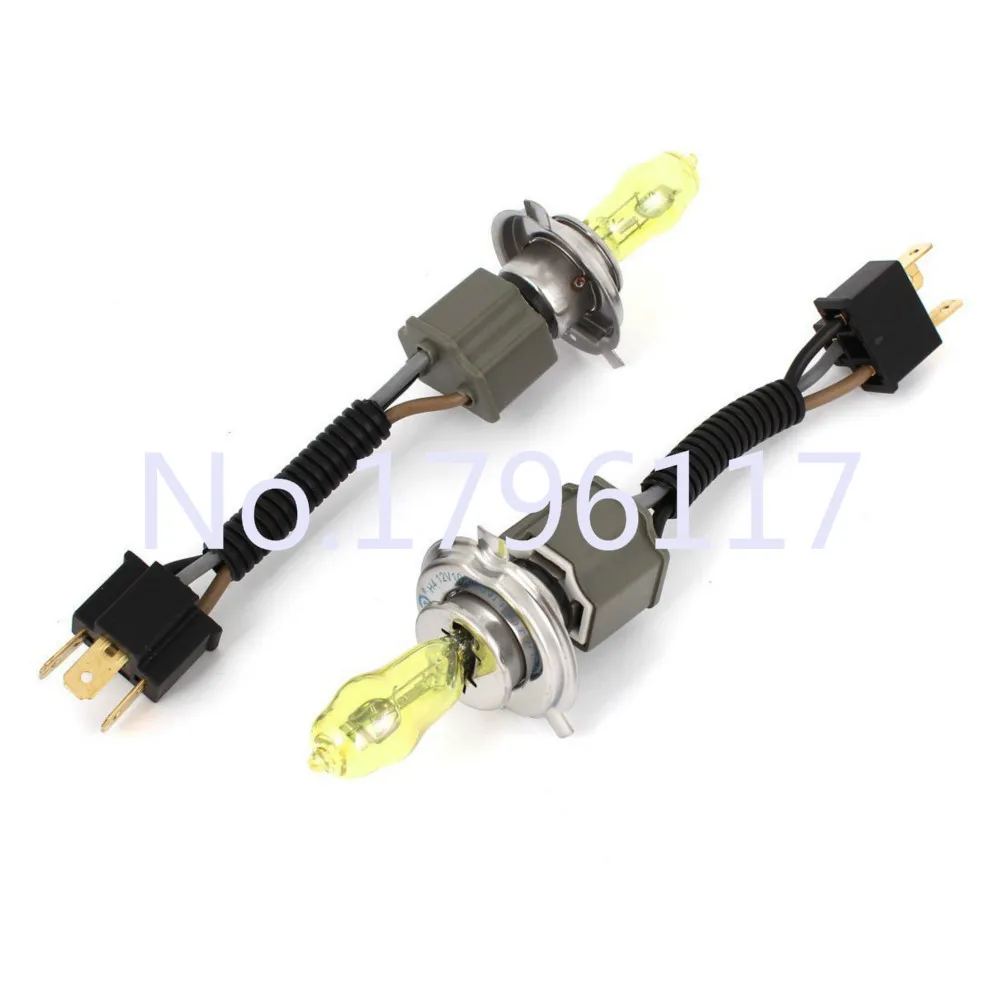 2 шт. автомобисветильник ксеноновые лампы H4 100 Вт 90 3350 к|h4 100w|2x h4fog lamp bulb |