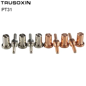 20 штук на PT-31 резки фонарь гафния медным проводом расходные материалы для 40A 50A инвертор воздуха CUT50 плазменный резак, сварочный аппарат