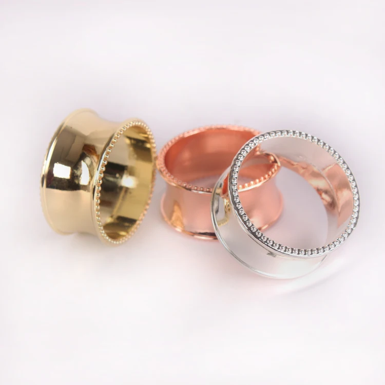 Кольцо для салфеток 6 шт./лот Золотое и серебряное кольцо в отеле Корейская