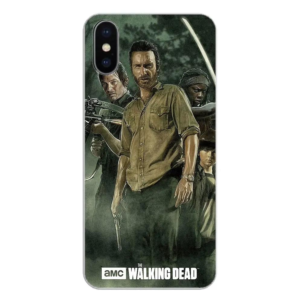 Мягкий чехол Camiseta Negan The Walking Dead TV для Huawei P Smart Y6 P8 P9 P10 Plus Nova P20 Lite Pro Mini 2017 SLA-L02 SLA-L22 2i |