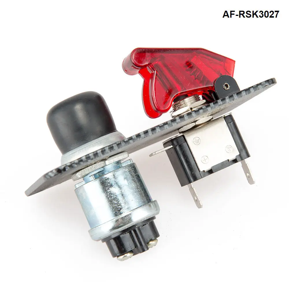 Панель переключателя для запуска двигателя из углеродного волокна|racing switch|switch