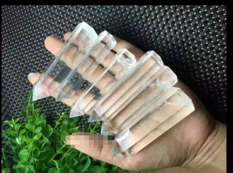 6800+++6pc Natural white crystal ornaments wholesale sharp single column | Дом и сад