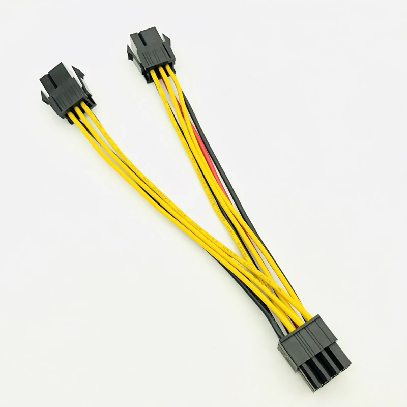 Компьютерный кабель H1111Z 15 см PCI Express E двойной 6Pin гнездовой до 8pin Male GPU видеокарта