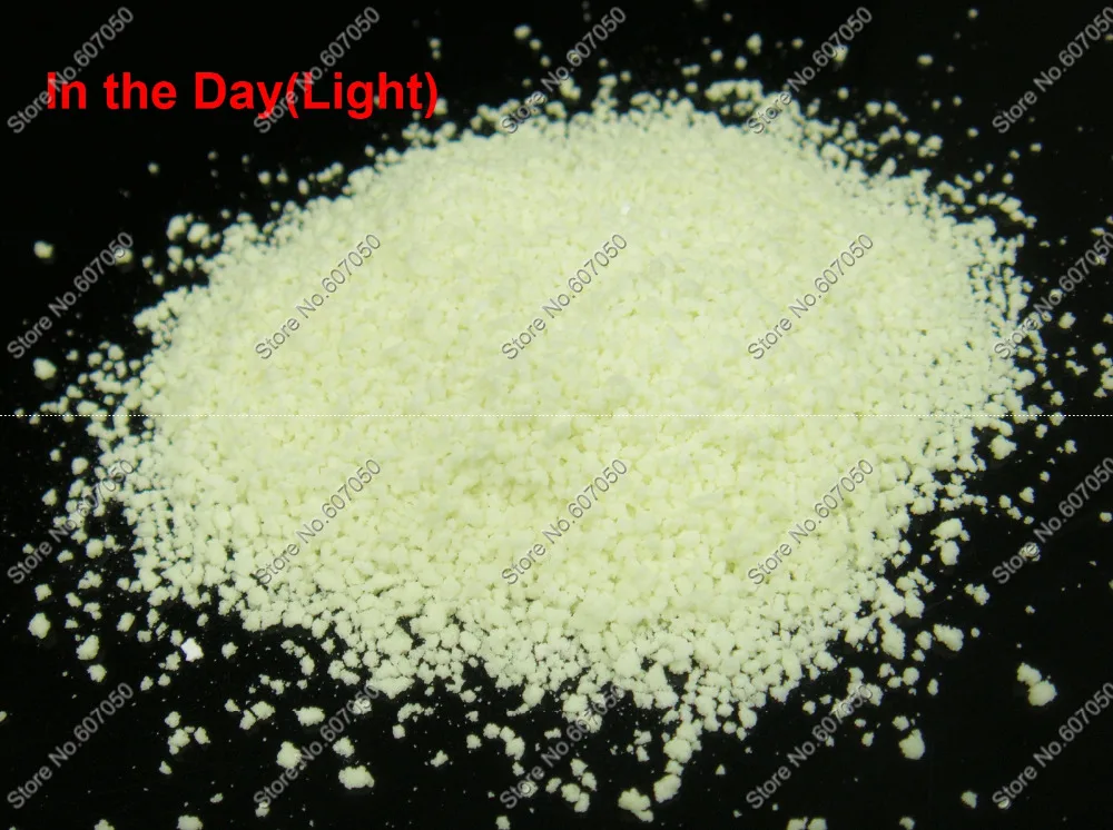 50g-Luminous Aqua (сине-зеленый) цвет супер яркий светится в темноте Серебристые частицы
