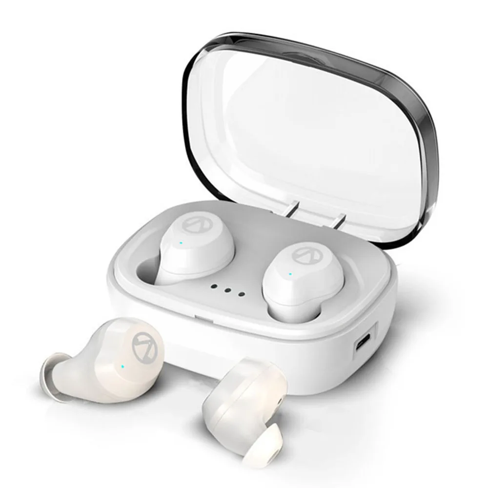TWS X10 Bluetooth 5,0 наушники IPX7 водонепроницаемые наушники гарнитура стерео музыкальные наушники с микрофоном гарнитура - Цвет: Белый