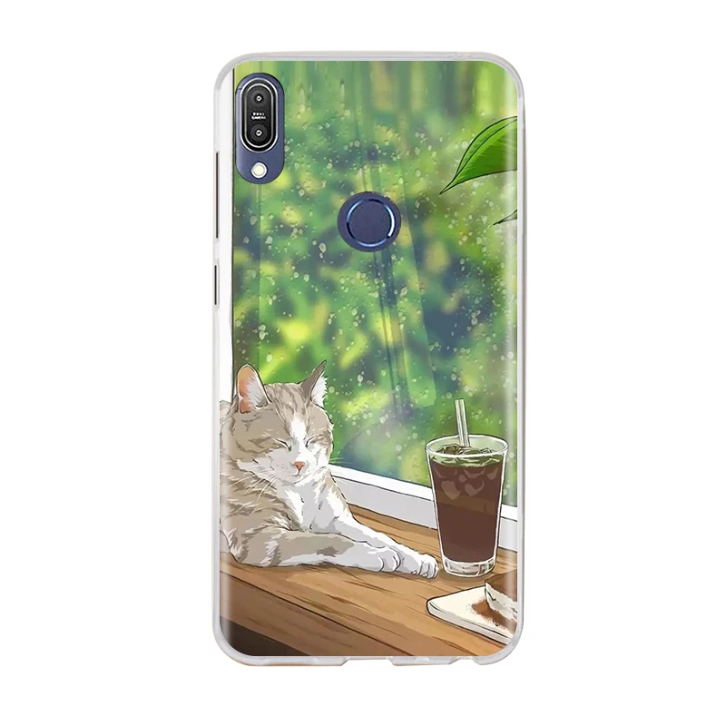 For Asus Zenfone Max Pro M1 ZB601KL Case Silicone Soft TPU Phone for ZB602KL Cover Capa funda | Мобильные телефоны и