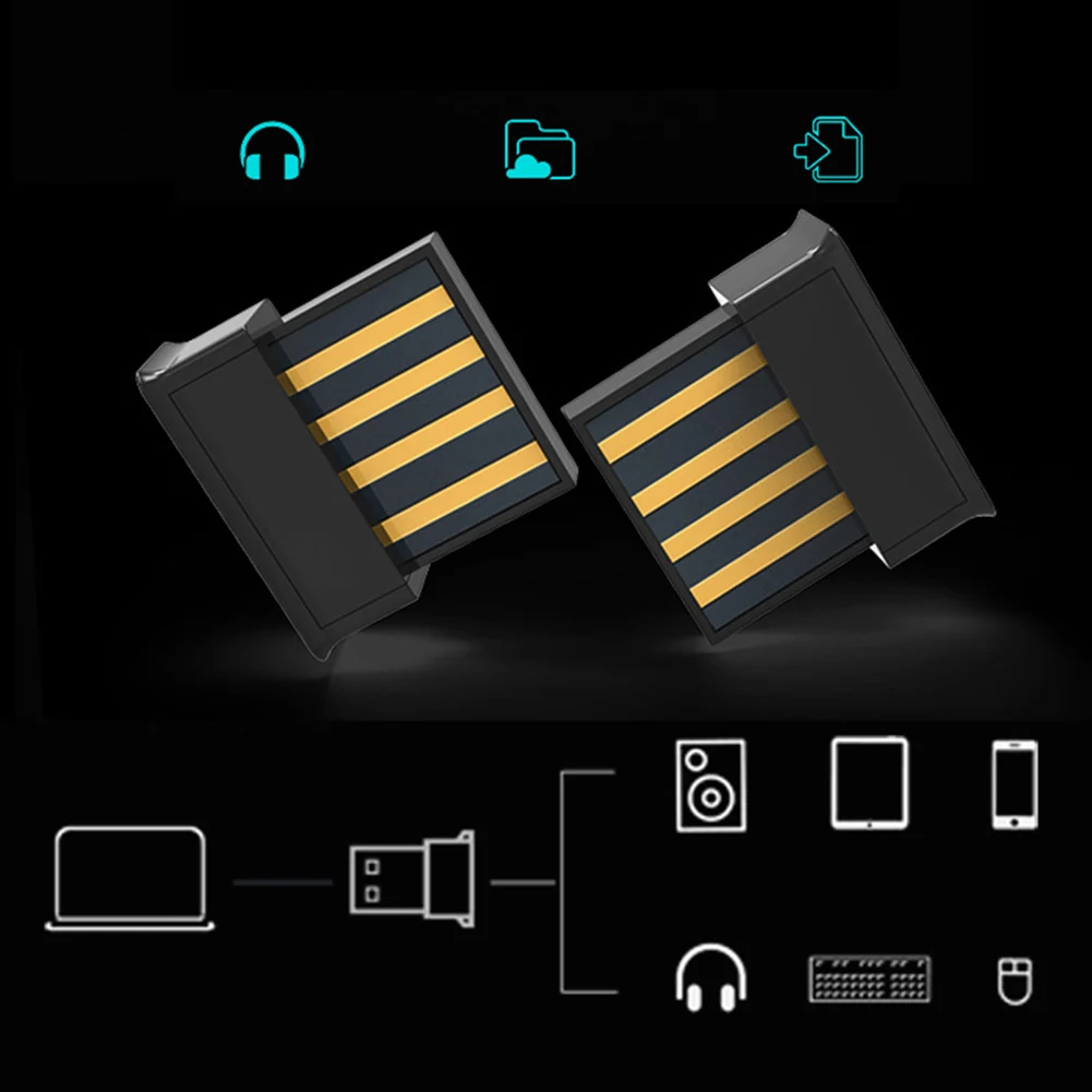 Мощный высокоскоростной разъем мини беспроводные звуковые колонки Bluetooth адаптер компьютера usb-передатчик портативный ПК для CSR 4,0