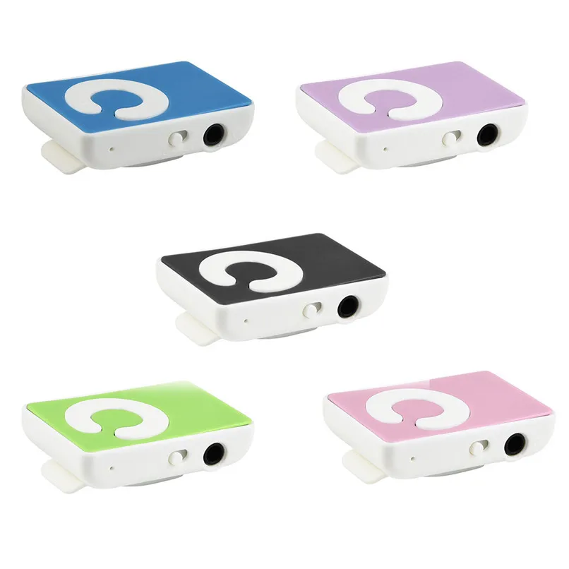 Новый мини клип зеркало Спорт MP3 плеер Поддержка 32 ГБ Micro SD TF карта Музыка Медиа