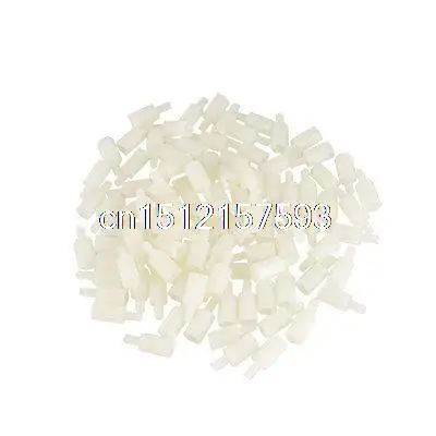 100 Pcs PC Plastic Fastener 3mm Thread Diameter Spacer New | Обустройство дома