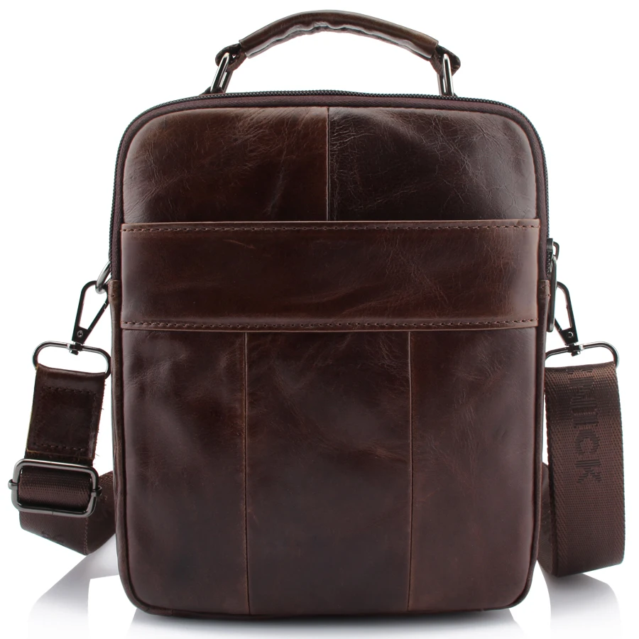 ZZNICK Genuine Leather Shoulder Bags Fashion Men Messenger Bag Small ipad Male Tote Vintage New Crossbody Men's Handbags |