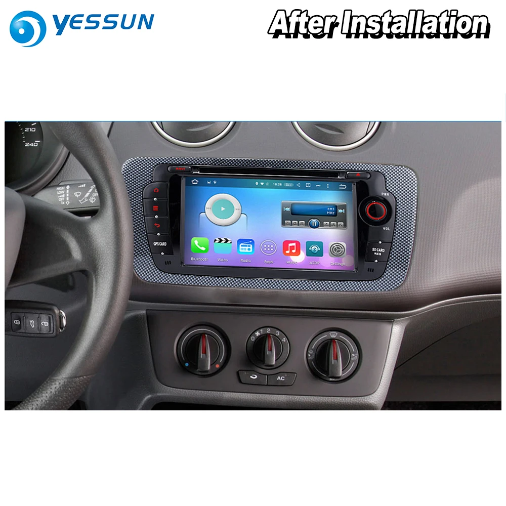 YESSUN для сиденья ibiza 2008~ автомобильный Android Carplay gps Navi карты навигации DVD CD плейер Радио Стерео Bluetooth Мультимедиа