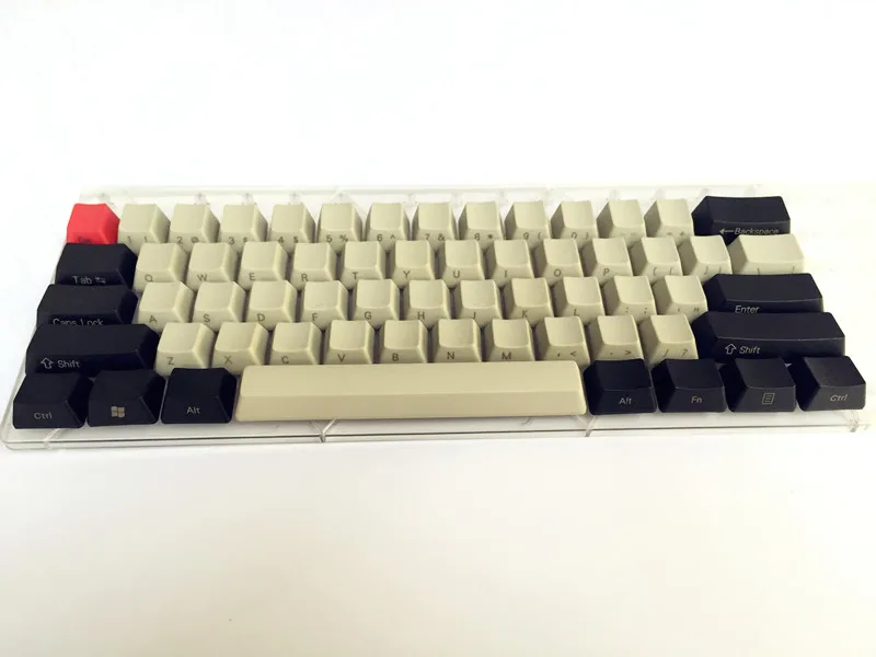 Классный джаз черный серый смешанный плотный PBT 104 87 61 ключевой колпачок OEM