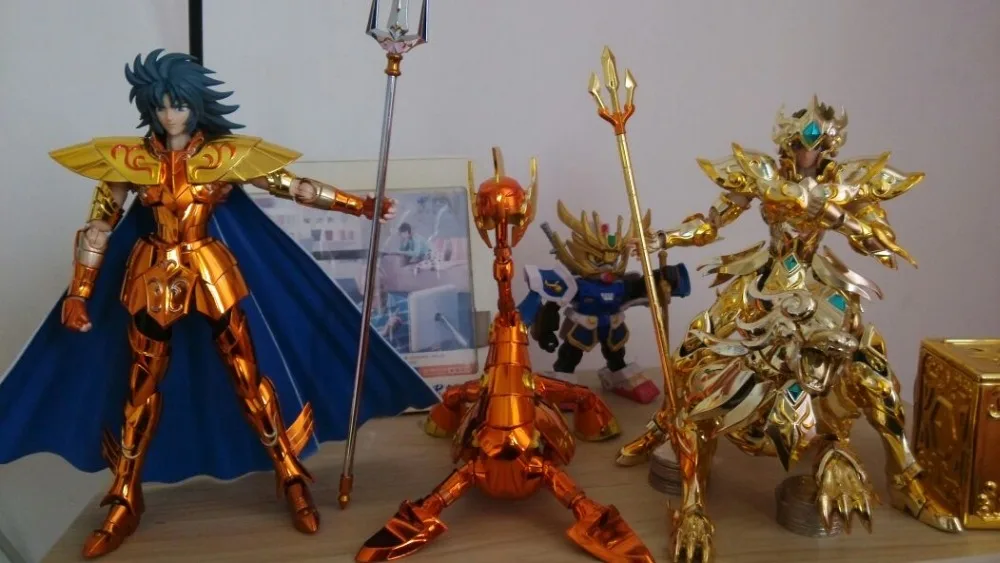 Модель веера saint seiya тканевый миф весы/Poseidon металлическое оружие Trident не содержит