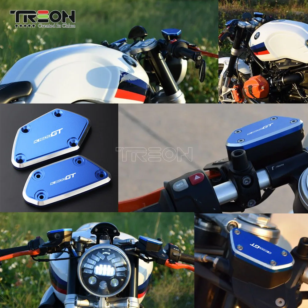 

Motorcycle Accessories For BMW K1600GT K1600GTL Ninet Front Clutch Brake Fluid Reservoir Cap Cover Motorcycle Frames Ornamental
