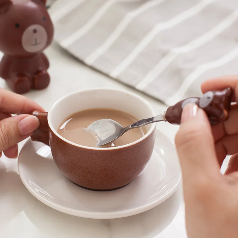 Стеклянные Чайники набор кофейных чашек Керамический портативный маленький