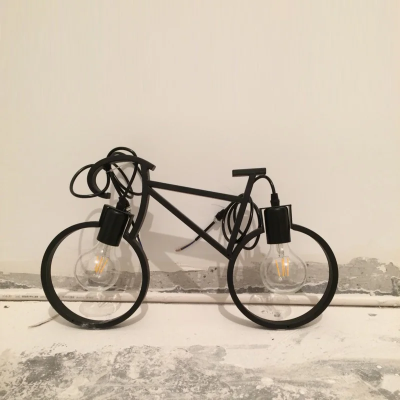 Ретро подвесные светильники черный белый мальчик мультфильм ребенка привело