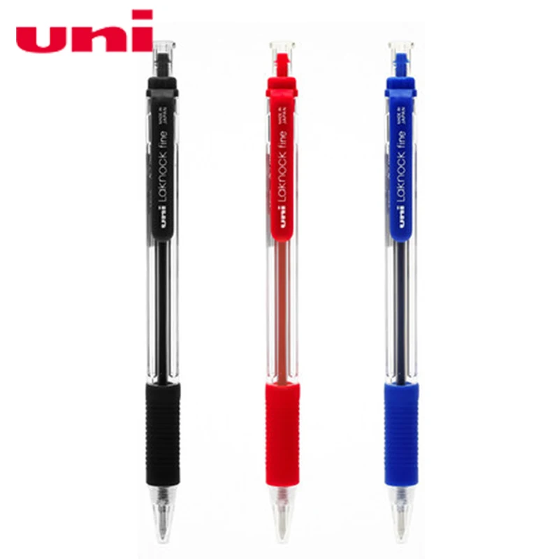 24 Pieces/Lot Mitsubishi Uni ball Laknock SN 101 Retractable Ballpoint pen 0.7mm Black/Blue/Red Color|ballpoint pen|retractable ballpoint pen0.7mm |