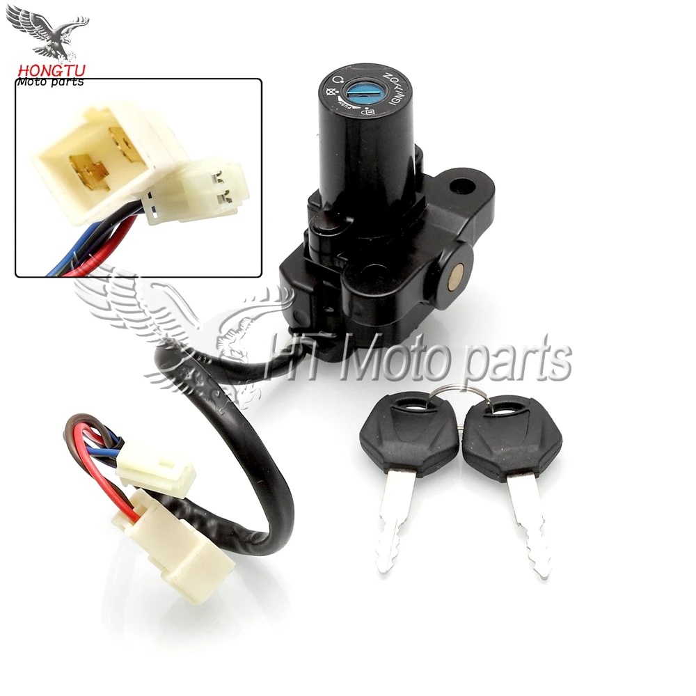 Замок зажигания мотоцикла с ключом для Yamaha YZF R1 2002 2013 R6 2006 R6S 2003 2009 FZ6 FZ6S FZ6N 2004